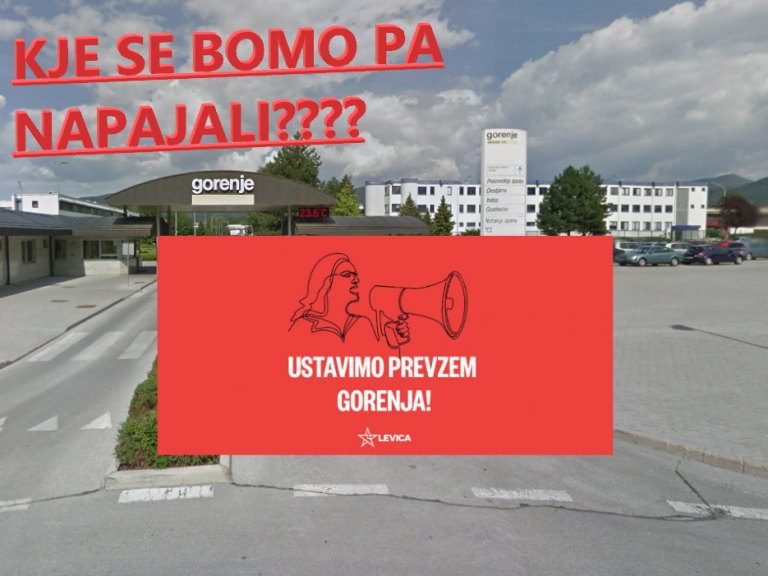 Levica – “Ustavimo prevzem Gorenja!”