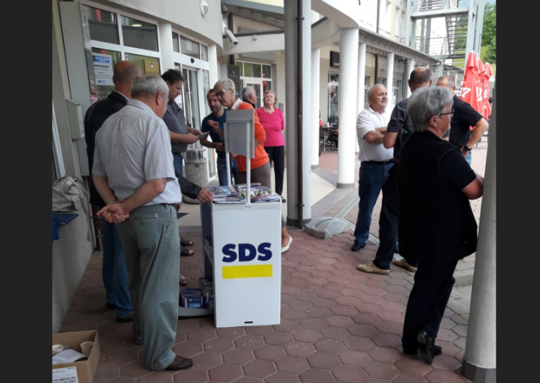 Mozirje – Nada Brinovšek, se je predstavila, kot kandidatka SDS