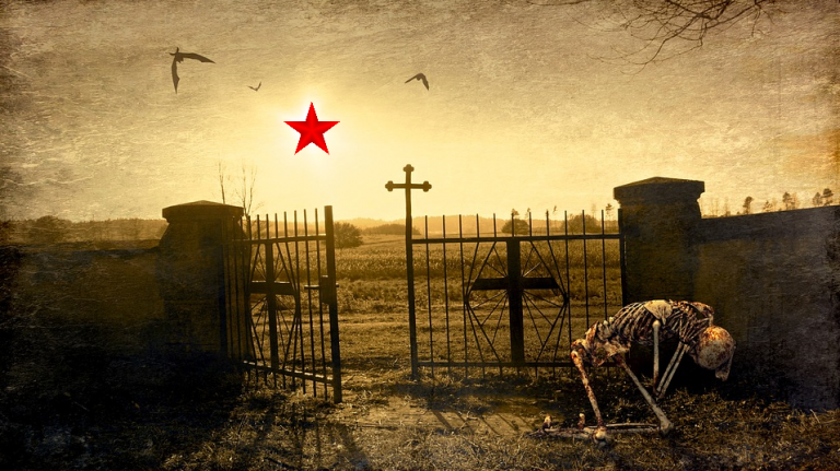 Križ ali rdeča zvezda?