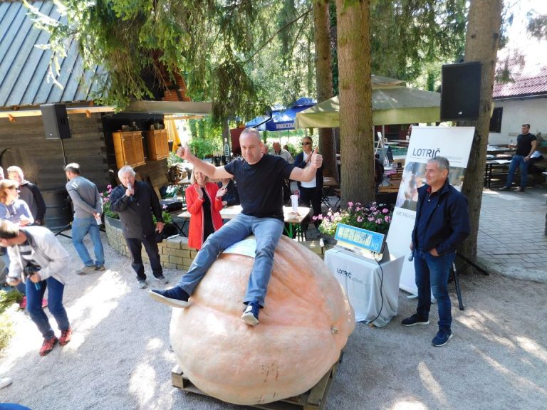 V Mozirskem gaju izmerjena najdaljša buča na svetu.