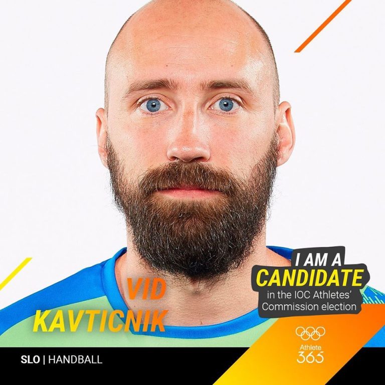 Rokometaš Vid Kavtičnik kandidat pri Mednarodnem olimpijskem komiteju (Komisija športnikov)