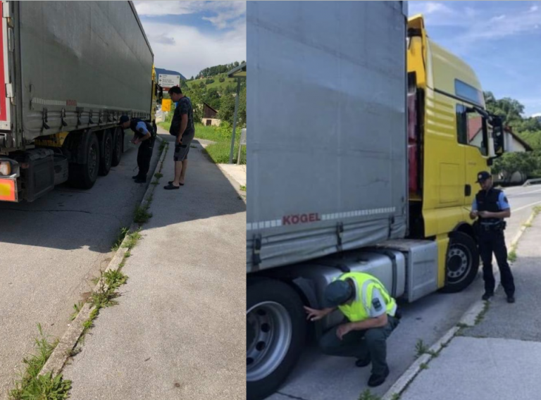 Laški policisti izvajali nadzor nad vozniki tovornih vozil