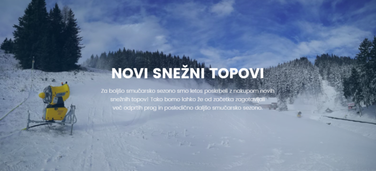 Smučišče Golte pričakuje smučarje!