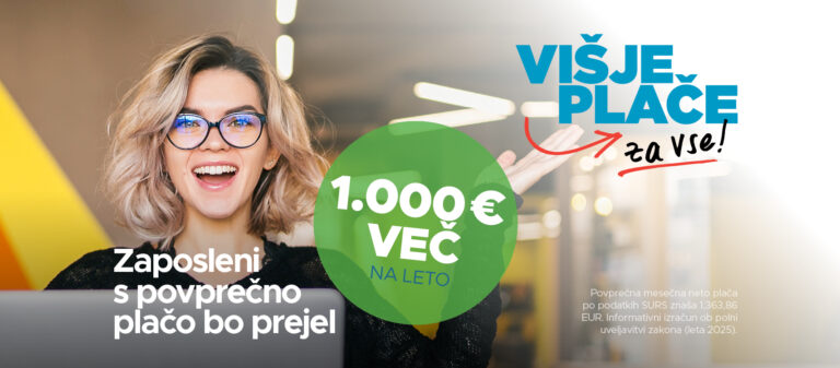 Stranka NSI začela z akcijo “Višje plače za vse”
