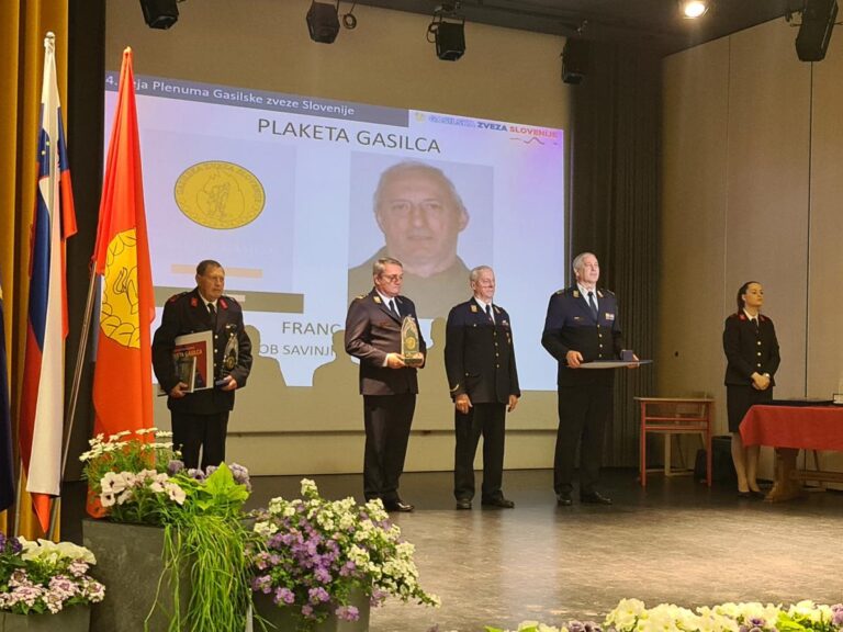 Rečica ob Savinji – Franc Matjaž prejel “plaketo gasilca”