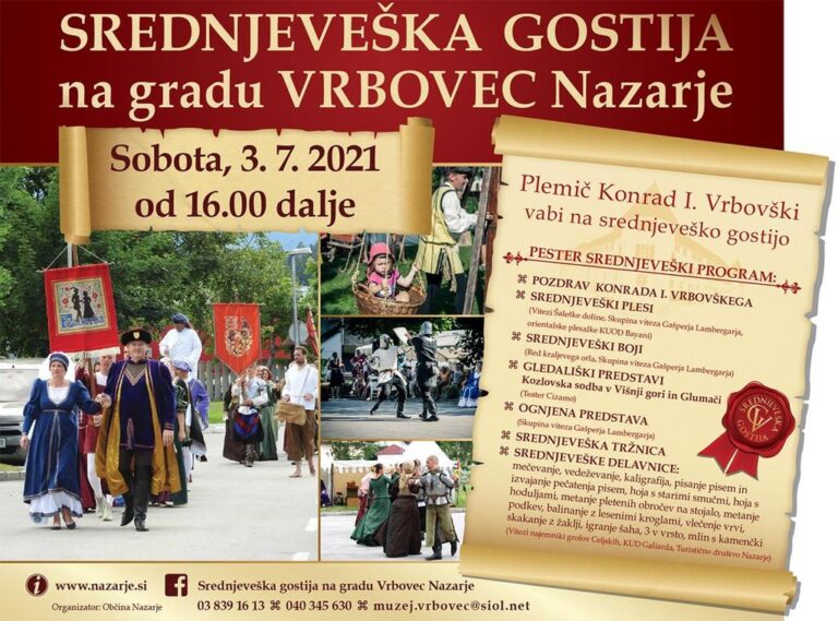 V soboto ste vabljeni na Srednjeveško gostijo