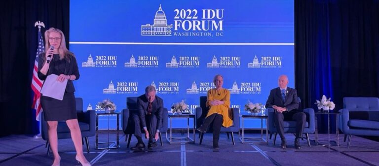 Janez Janša na forumu IDU v Washingtonu
