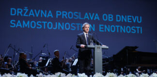Državna proslava ob dnevu samostojnosti in enotnosti Avtor Nebojša Tejić/STA