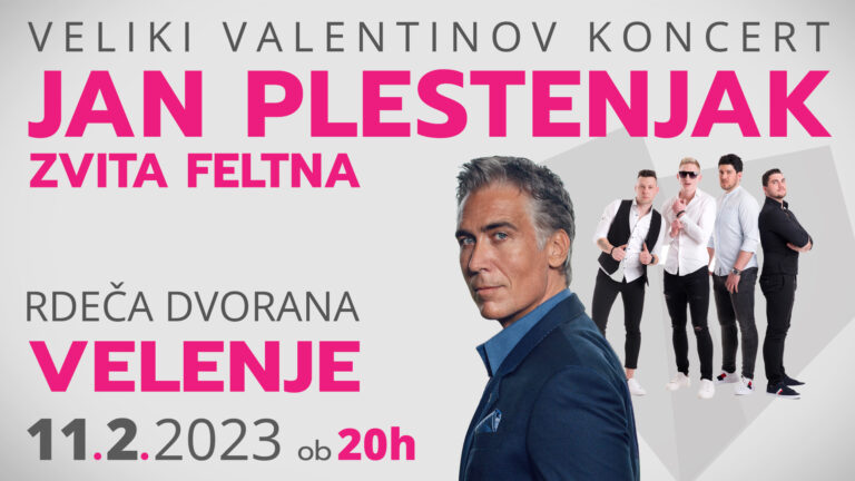 DOGODEK: VELIKI VALENTINOV KONCERT – JAN PLESTENJAK, ZVITA FELTNA