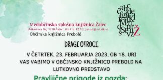 Lutkovna predstava: Prigode iz gozda, VIR: Mestna občina Prebold