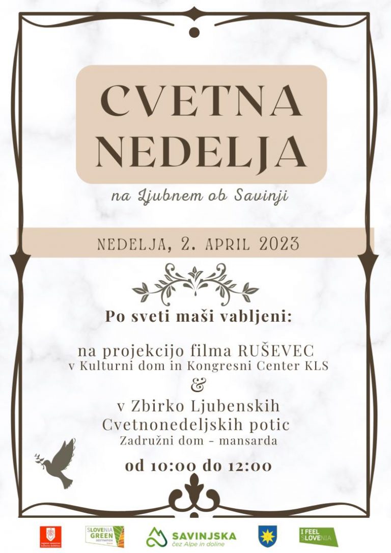 CVETNA NEDELJA NA LJUBNEM