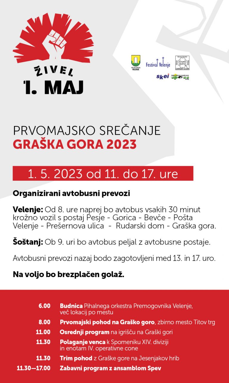 OB MEDNARODNEM PRAZNIKU DELA VABIMO NA TRADICIONALNE PRVOMAJSKE DOGODKE