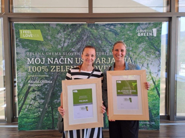 VELENJE PREJELO KAR DVE PLAKETI V OKVIRU PROJEKTA SLOVENIA GREEN