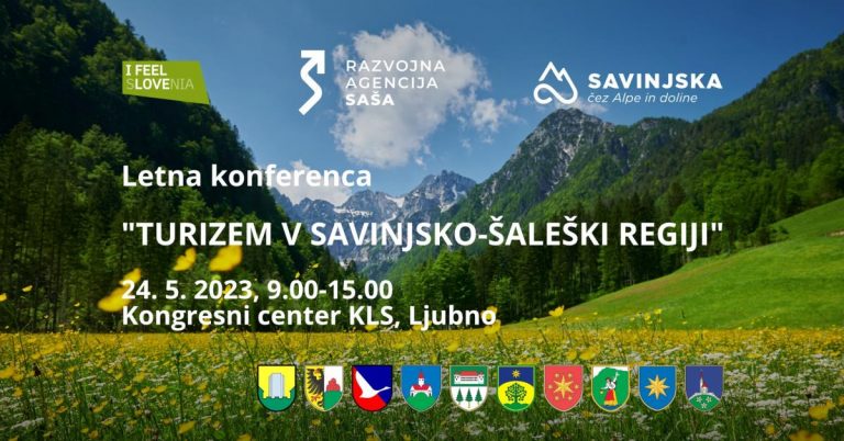 VABILO NA LETNO KONFERENCO: “TURIZEM V SAVINJSKO-ŠALEŠKI REGIJI”