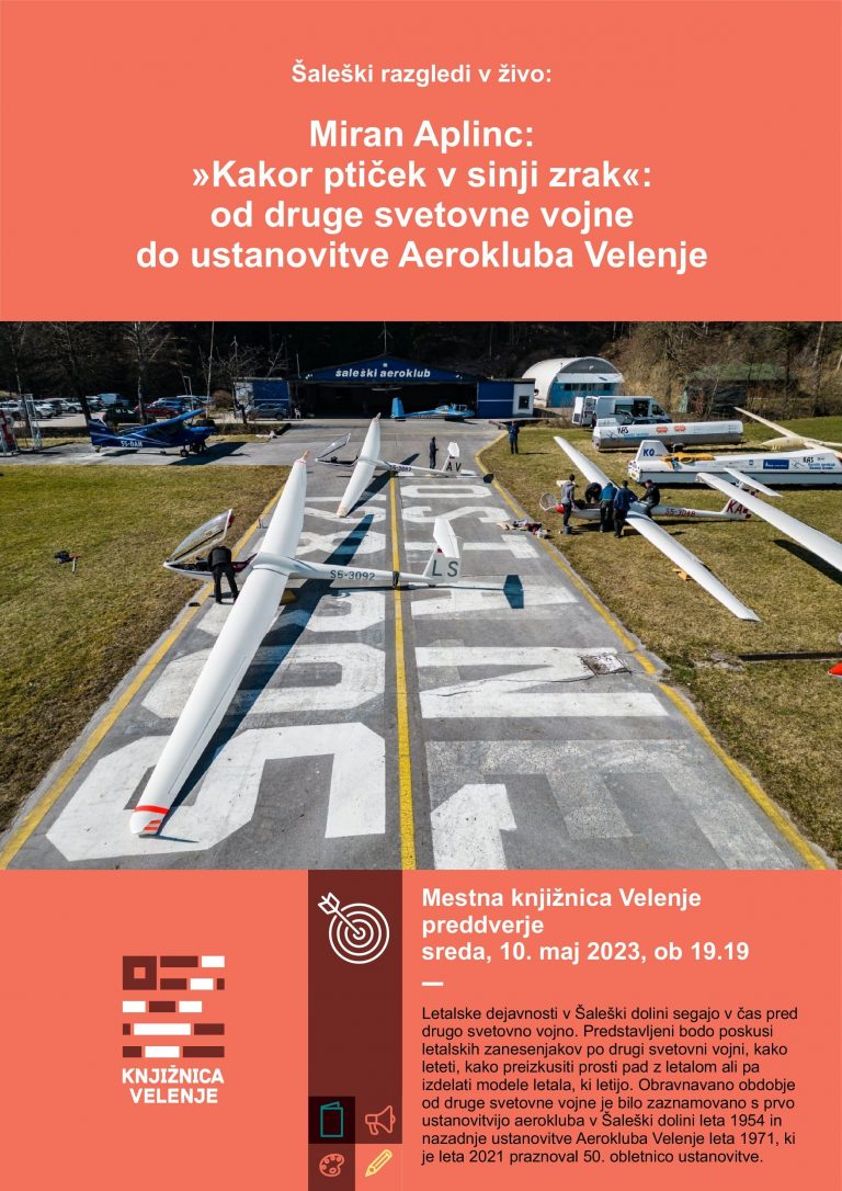 DOGODEK: Šaleški razgledi v živo: Miran Aplinc – 10. 5. 2023, ob 19.19