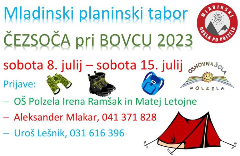 Tabor mladih planincev ČEZSOČA
