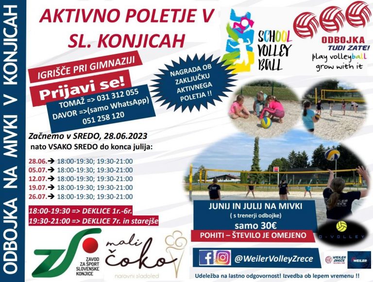 AKTIVNO POLETJE V SLOVENSKIH KONJICAH