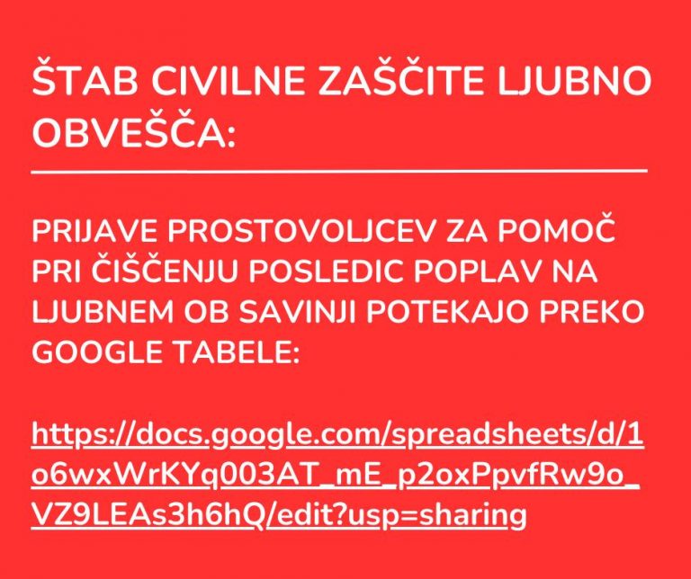 IZREDNE NOVICE OBČINA LJUBNO