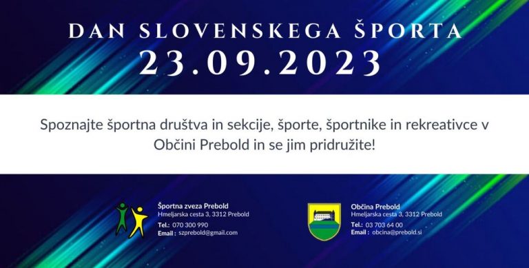 DOGODEK: Dan slovenskega športa 2023