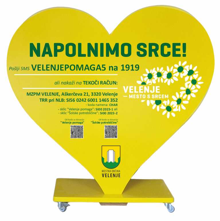 VSTOPNICE ZA DOBRODELNI DOGODEK »VELENJE POMAGA« ŽE V PRODAJI
