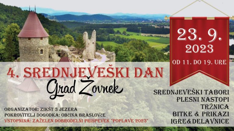 DOGODEK:  4. SREDNJEVEŠKI DAN NA GRADU ŽOVNEK
