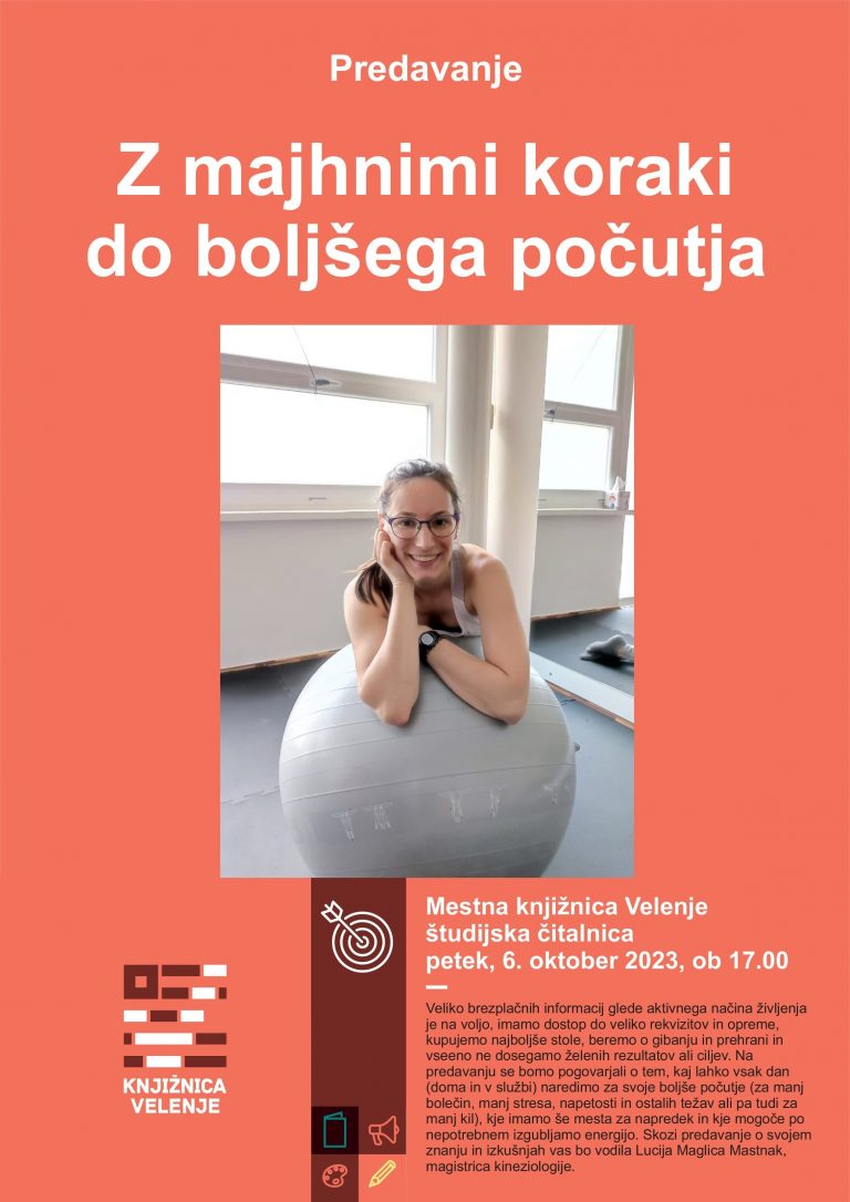 DOGODEK: Z majhnimi koraki do boljšega počutja