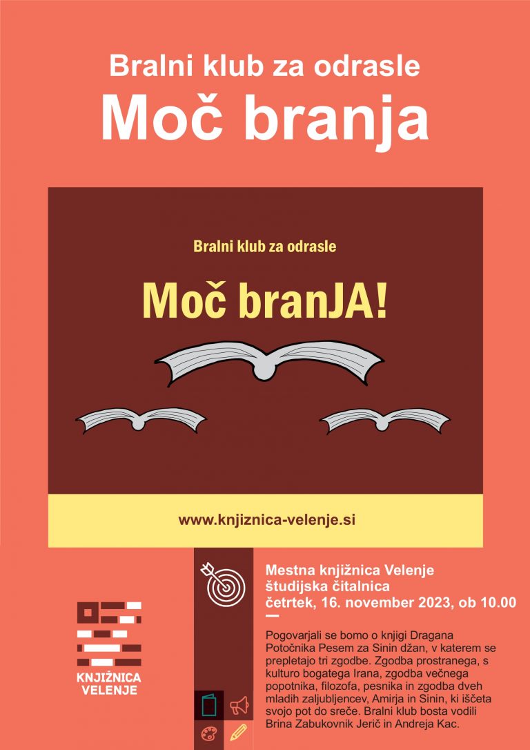DOGODEK: Moč branja: bralni klub za odrasle