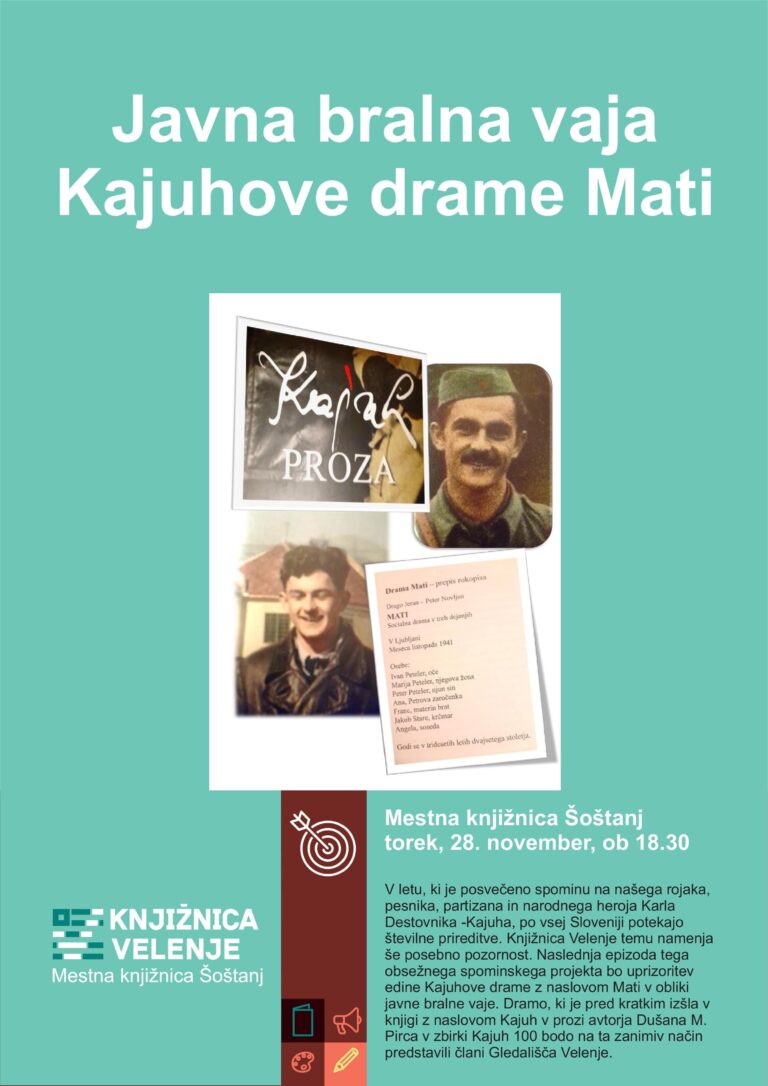 DOGODEK: Javna bralna vaja Kajuhove drame Mati