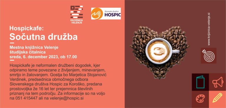 DOGODEK: Hospickafe v Velenju