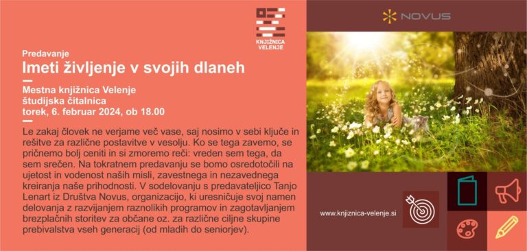 DOGODEK: Imeti življenje v svojih dlaneh