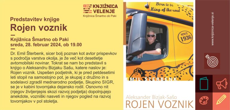 DOGODEK: Emil Šterbenk: Aleksander Bizjak – Sašo: Rojen voznik