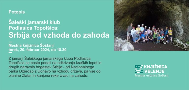 Potopisno predavanje: Srbija od vzhoda do zahoda