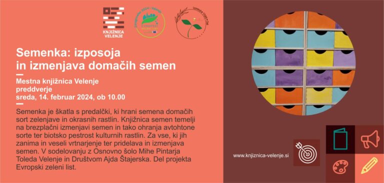 DOGODEK: Semenka: izposoja in izmenjava domačih semen
