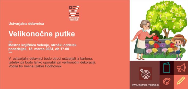 Otroška ustvarjalna delavnica: Velikonočne putke