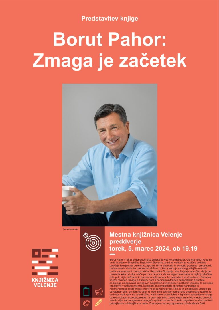 Predstavitev knjige – Borut Pahor:Zmaga je začetek