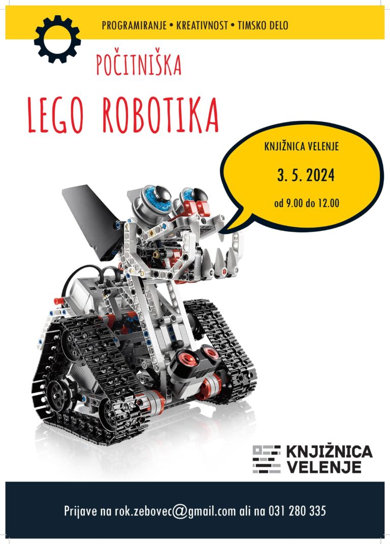 Počitniška brezplačna Lego robotika