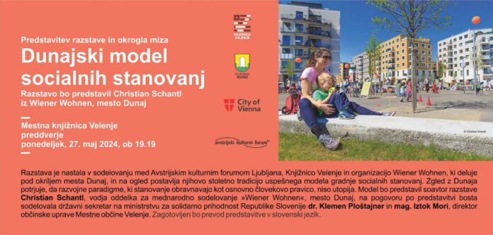 DOGODEK: Dunajski model socialnih stanovanj: otvoritev razstave in okrogla miza ,VIR: Mestna knjižnica Velenje