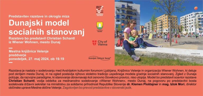 DOGODEK: Dunajski model socialnih stanovanj: otvoritev razstave in okrogla miza