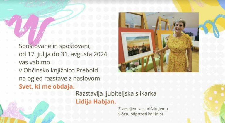 Razstava Svet, ki me obdaja