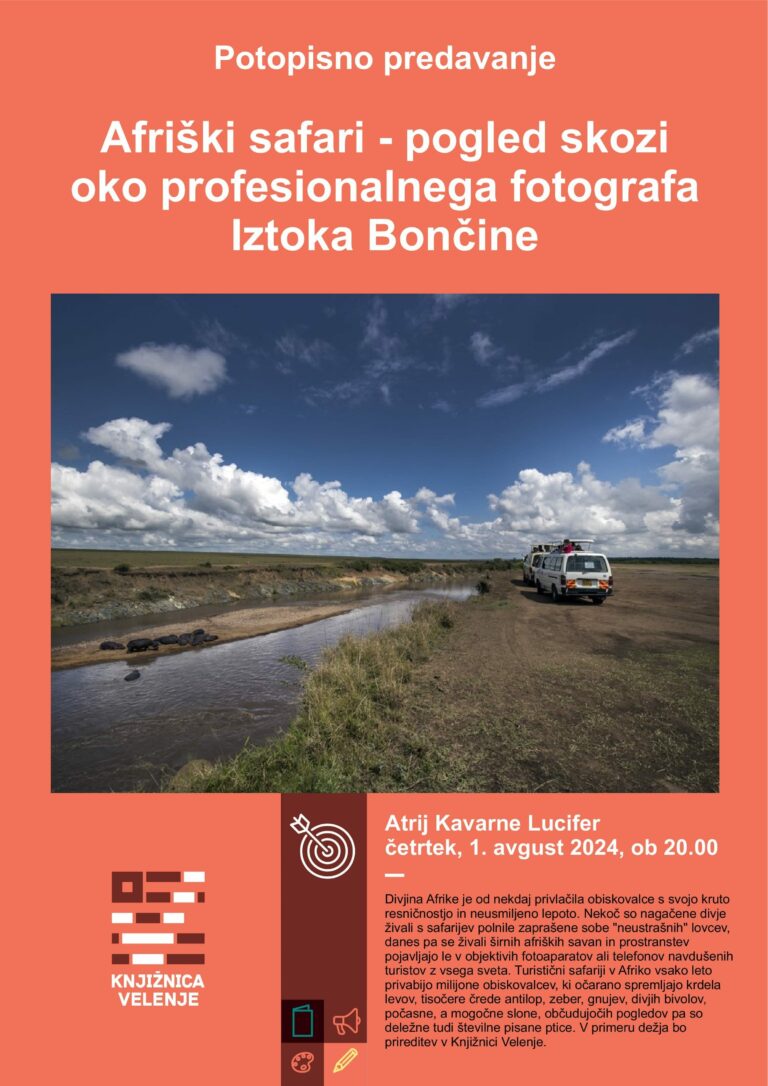 DOGODEK: Afriški safari: pogled skozi oko profesionalnega fotografa Iztoka Bončine