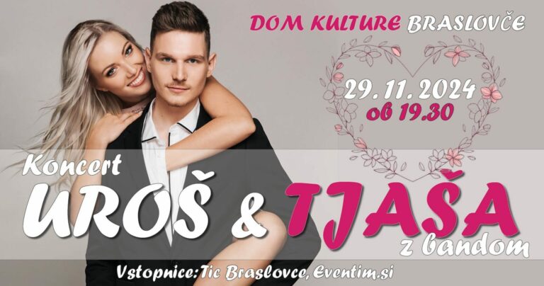 KONCERT UROŠA IN TJAŠE STEKLASA V BRASLOVČAH