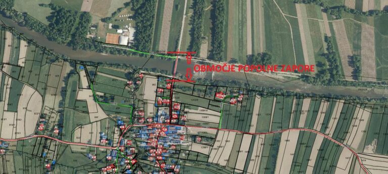 POPOLNA ZAPORA OBČINSKE CESTE LC490102 ROJE – ŠEŠČE
