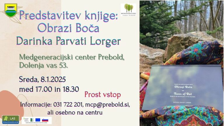 Vabilo na predstavitev knjige “Obrazi Boča”