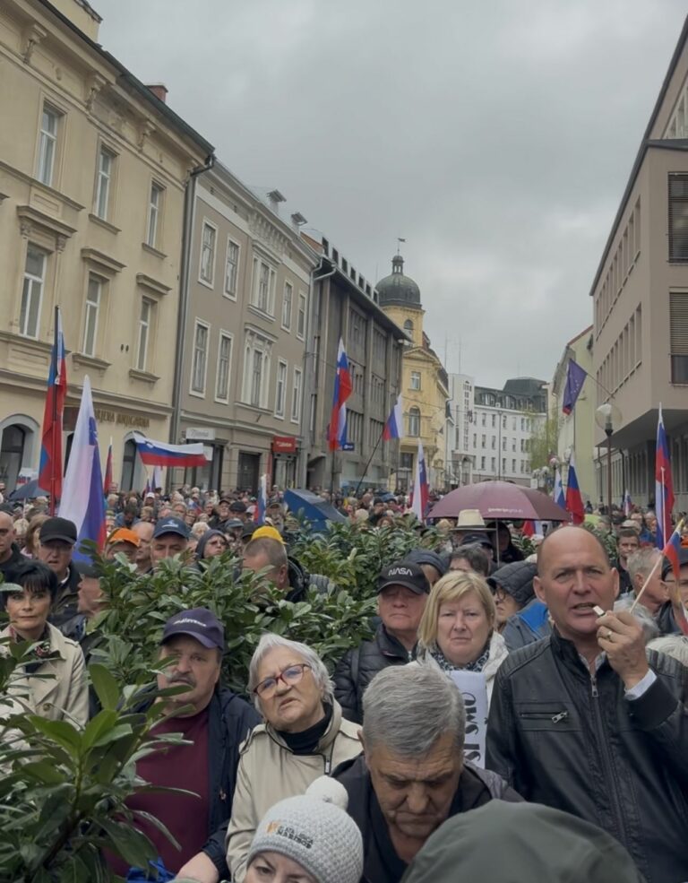 Protest proti krivosodju v Celju, 15.4.2025