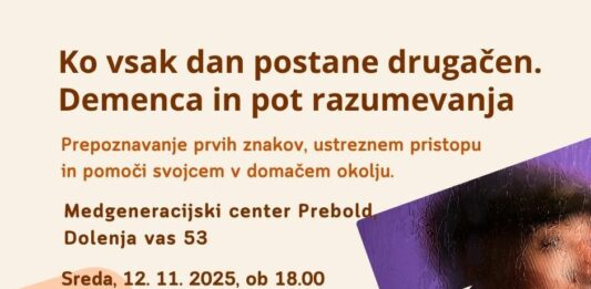 Ko vsak dan postane drugačen – demenca in pot razumevanja