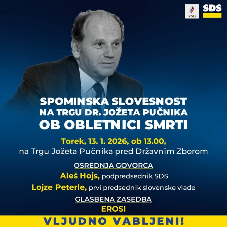 Spominska slovesnost ob obletnici smrti dr. Jožeta Pučnika