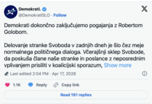 Demokrati prekinili pogajanja z Golobom: odnosi se zaostrujejo