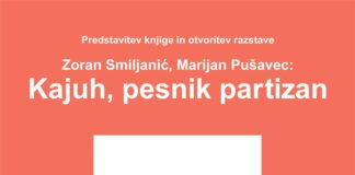 Zoran Smiljanić, Marijan Pušavec: Kajuh, Pesnik partizan, VIR: Mestna knjžnica Velenje